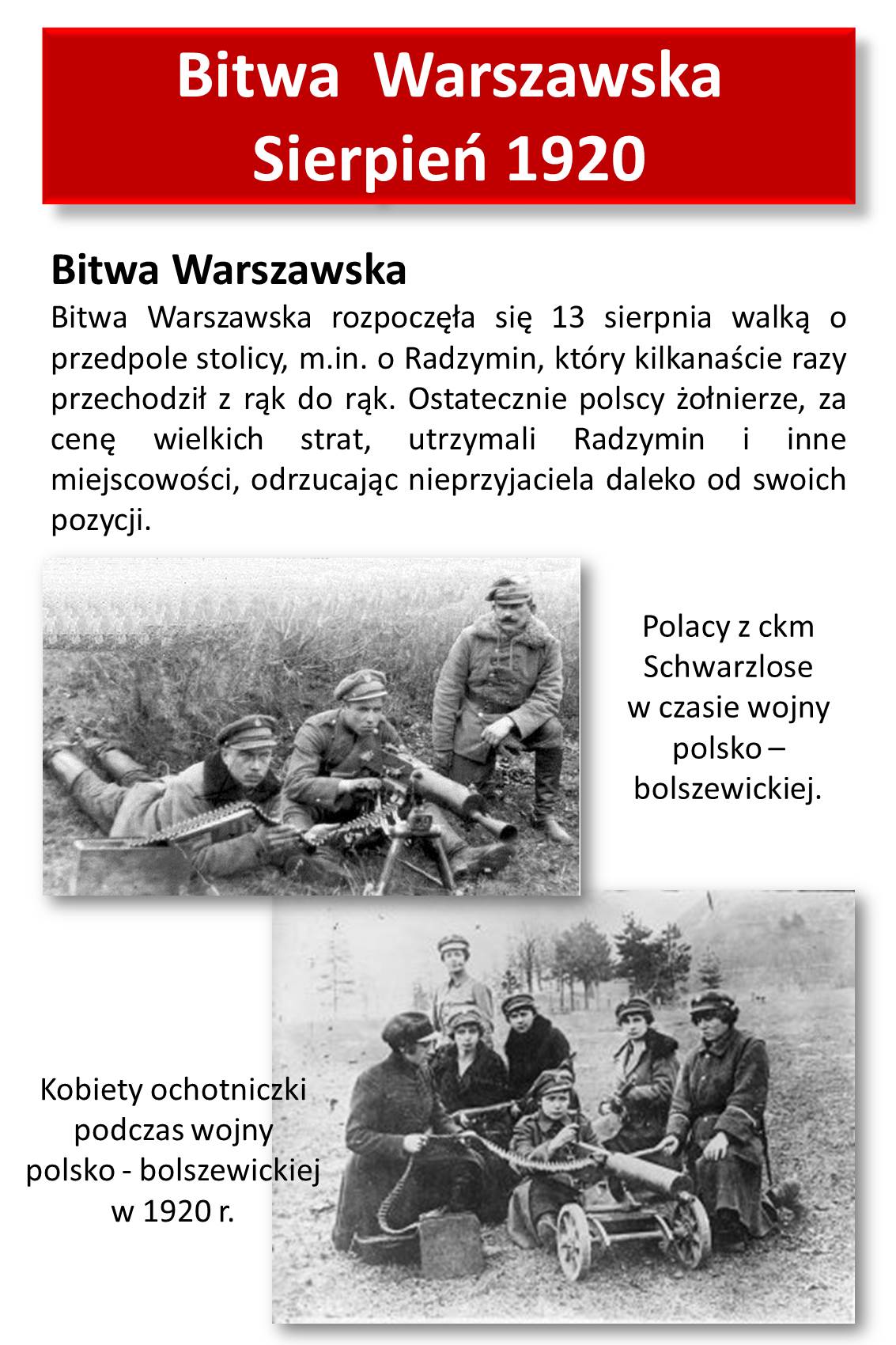 Wystawa Z Okazji 100. Rocznicy Bitwy Warszawskiej | NOT Tarnów